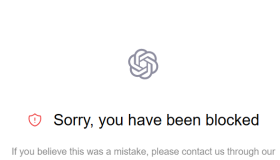 ChatGPT无法访问，提示Sorry, you have been blocked的解决方法